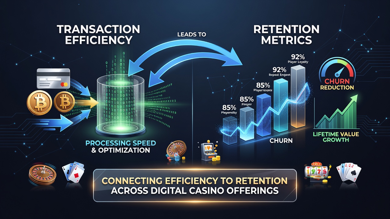 Darstellung von Transaktionsprozessen und Spielerbindung in Online-Casinos