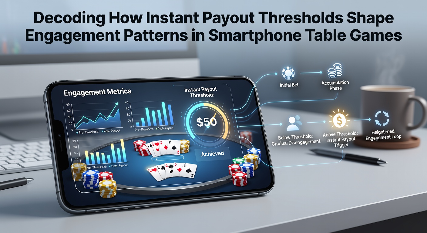 Analyse von Auszahlungsschwellen in mobilen Tischspielen auf Smartphones mit Diagrammen zu Nutzerinteraktionen