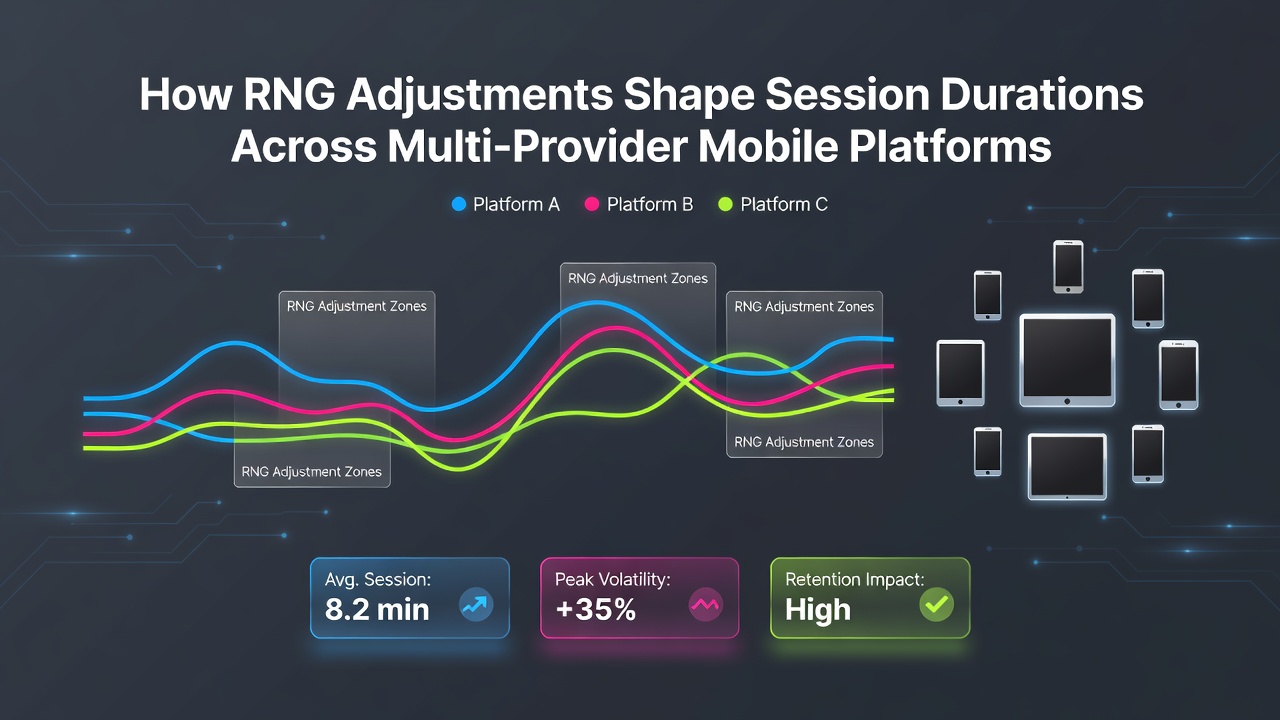 Grafik mit Vergleich von Sitzungsdauern vor und nach RNG-Anpassungen in mobilen Apps