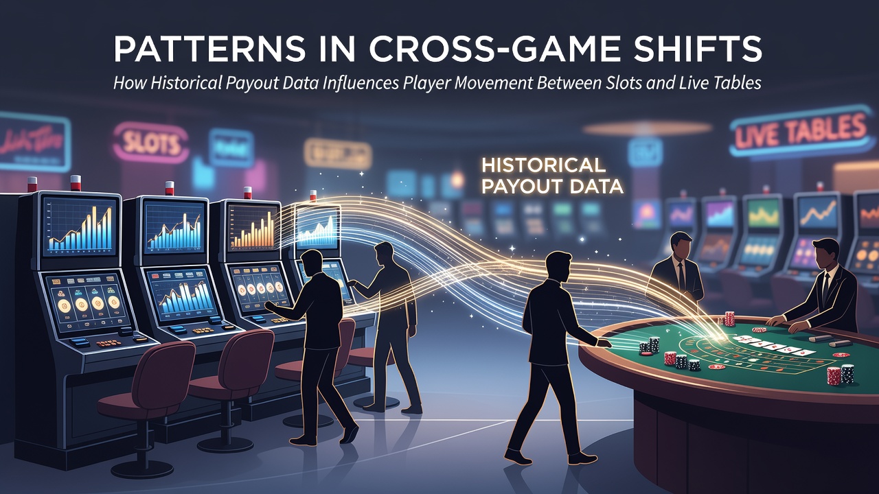 Visualisierung von Spielerbewegungen zwischen Slots und Live-Tischen basierend auf Auszahlungsdaten