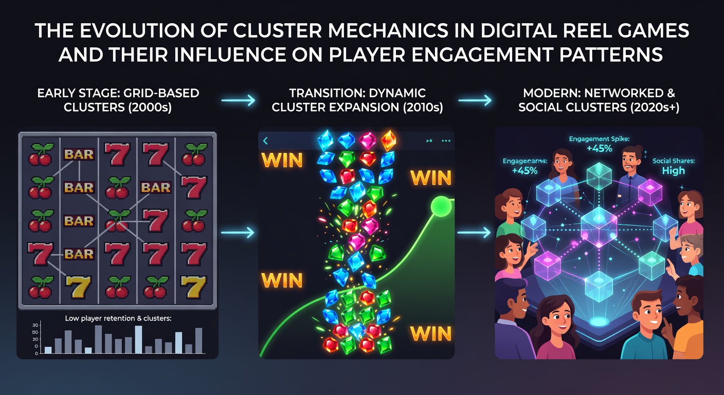 Entwicklung von Cluster-Mechaniken in digitalen Walzenspielen mit Fokus auf Symbolgruppen und Spielerinteraktion
