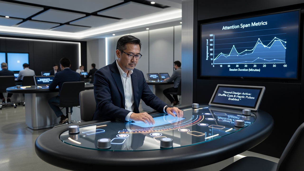 Erweiterte Blackjack-Session mit integrierten Soundeffekten und Spielerinteraktion